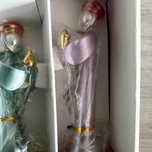 VTG HandCrafted Salviati Opalescent Art Glass Nativity 9 Piece Set Christmas NIB - Picture 9 of 12